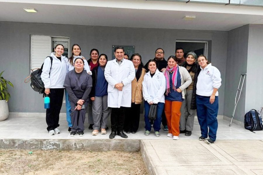 El Dr. Santiago Ábalos Mussi coordinó el despliegue del equipo interdisciplinario en territorio, sumando la colaboración de estudiantes de la Universidad Favaloro