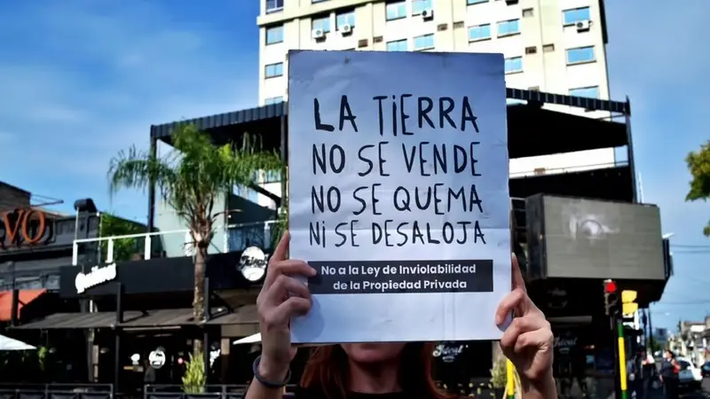 Jornada nacional de protestas contra la Ley de Tierras y el proyecto de Inviolabilidad de la Propiedad Privada
