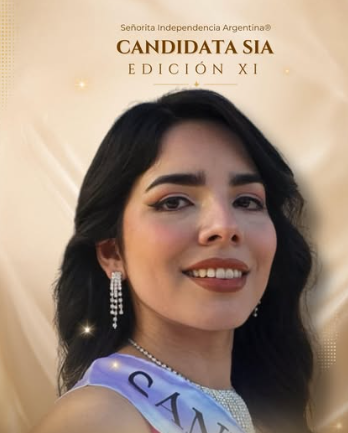 Denis Vergara representará a Santiago del Estero en el certamen Señorita Independencia Argentina Virtual 2026