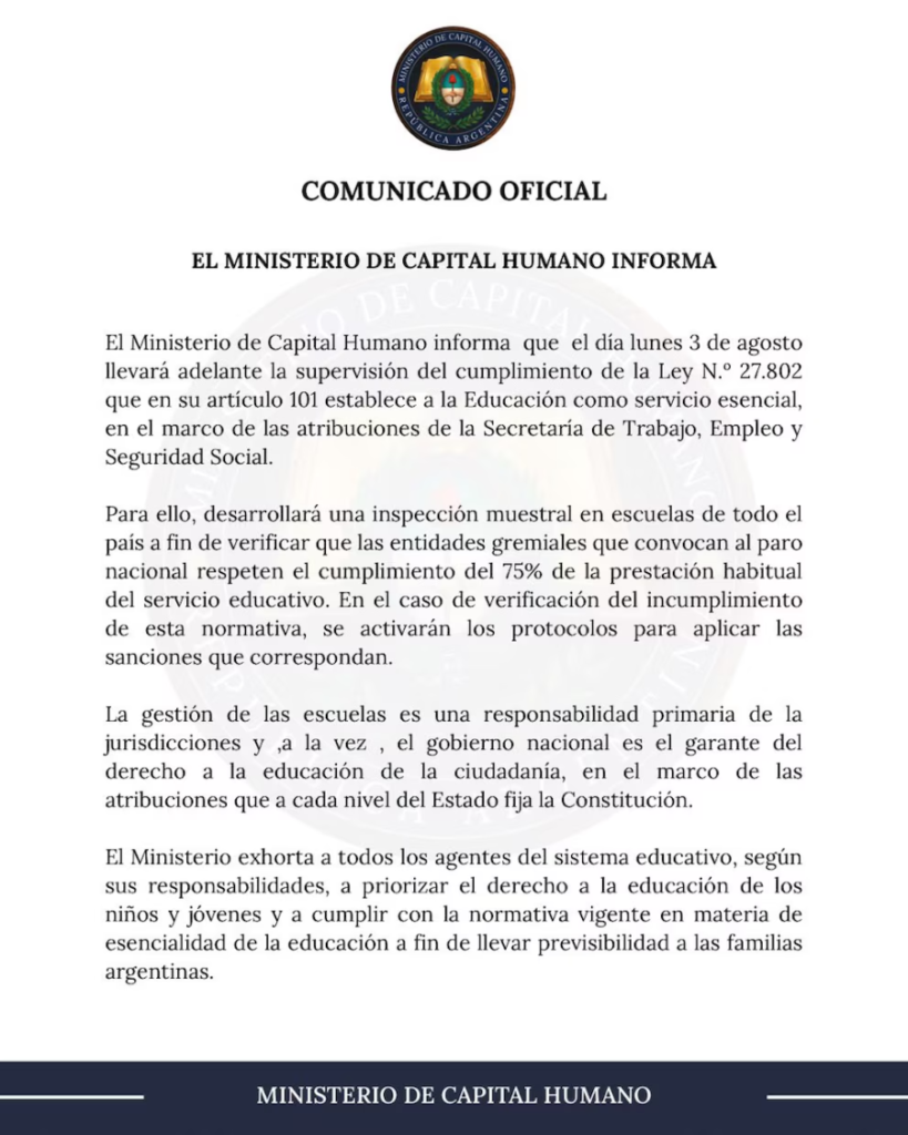 El Gobierno controlará escuelas y aplicará sanciones si hay incumplimientos El Gobierno controlará escuelas y aplicará sanciones si hay incumplimientos