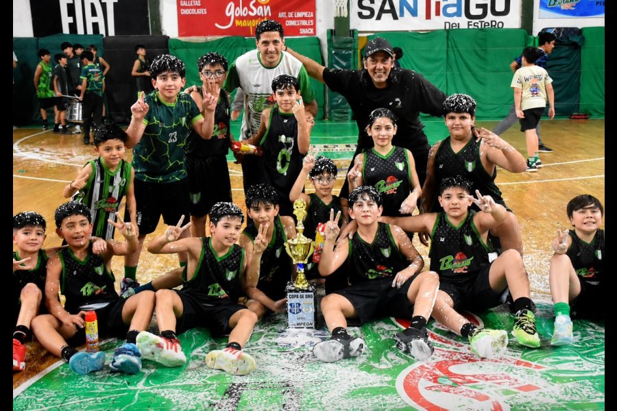 Belgrano BBC se consagró bicampeón invicto de la Copa de Oro en la categoría U11