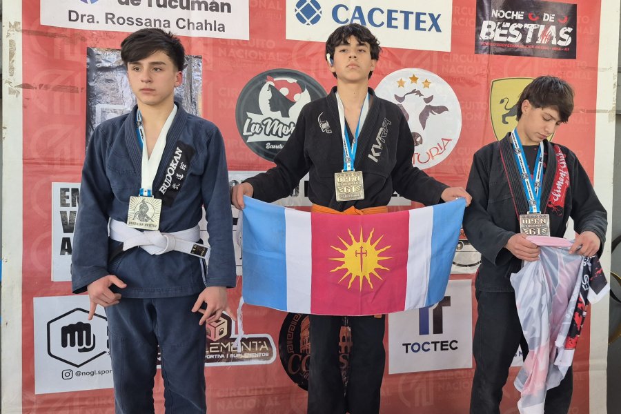 Un deportista santiagueño de 14 años se consagró campeón de Jiu Jitsu en Tucumán