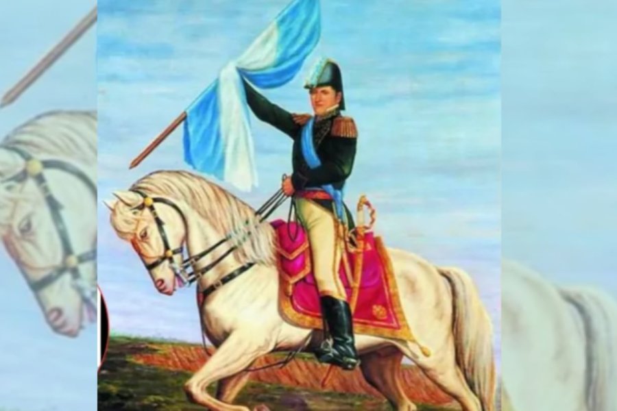 Un intendente quiso homenajear a San Martín pero publicó una imagen de Manuel Belgrano Un intendente quiso homenajear a San Martín pero publicó una imagen de Manuel Belgrano
