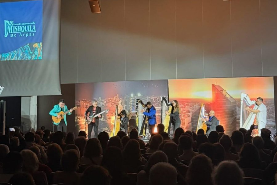 Concluyó la 22ª edición del encuentro Mishquila de Arpas en el Fórum Centro de Convenciones