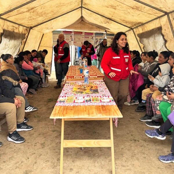Cruz Roja Argentina Filial Santiago del Estero realizó una jornada solidaria en Pozo Mositoj por el Mes de la Niñez
