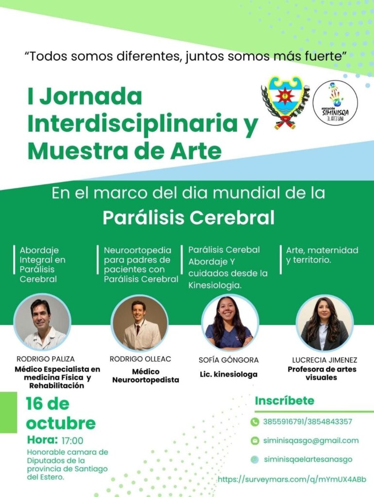 Realizarán la I Jornada Interdisciplinaria y Muestra de Arte sobre Parálisis Cerebral en la Cámara de Diputados Realizarán la I Jornada Interdisciplinaria y Muestra de Arte sobre Parálisis Cerebral en la Cámara de Diputados