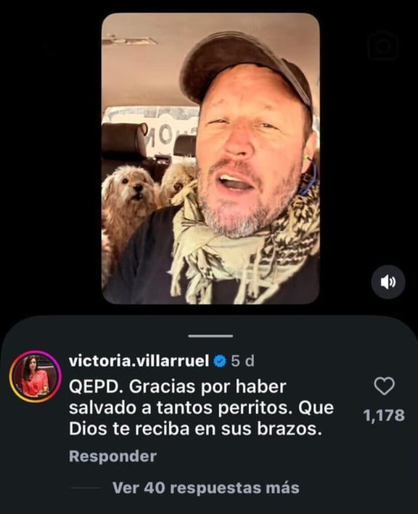 Mensaje de condolencias de Victoria Villarruel por el fallecimiento del proteccionista santiagueño Eduardo «Polaco» Groh Riemersma Mensaje de condolencias de Victoria Villarruel por el fallecimiento del proteccionista santiagueño Eduardo «Polaco» Groh Riemersma