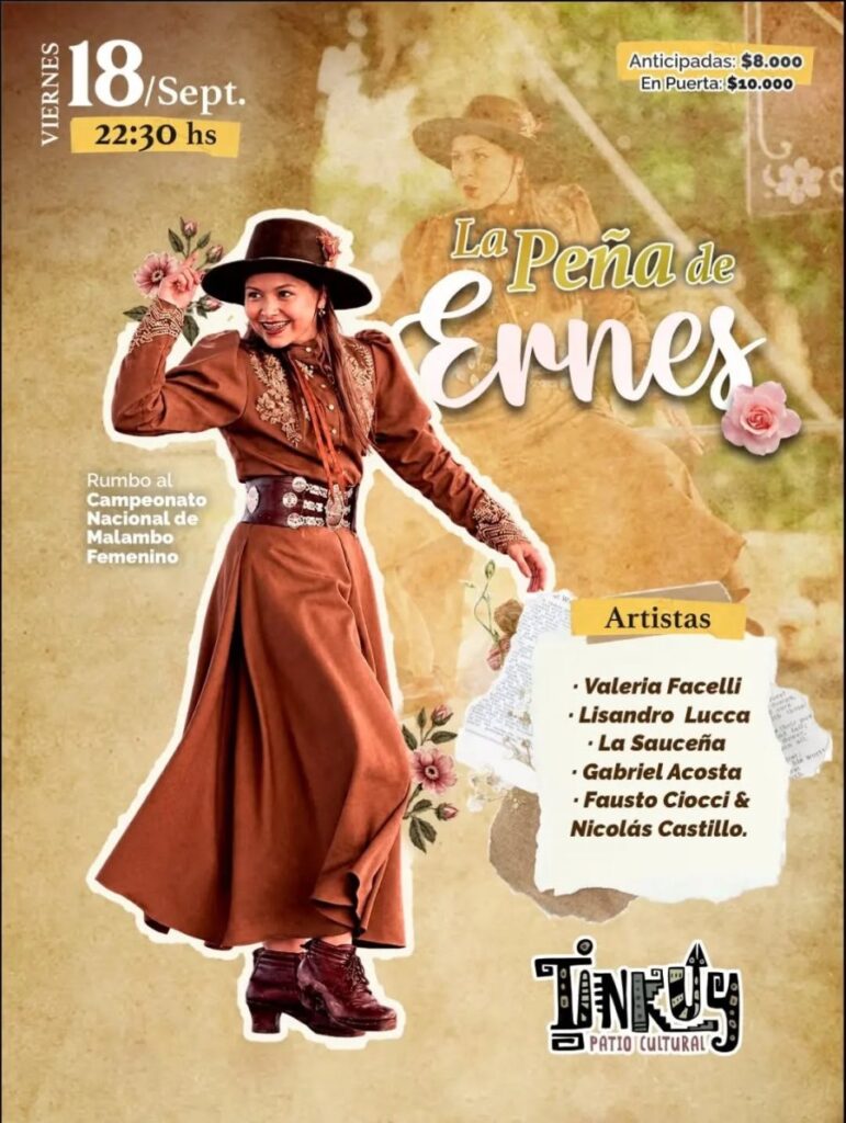 La malambista santiagueña Ernestina Tolosa Luna busca patrocinio para competir en el Campeonato Nacional de Tanti La malambista santiagueña Ernestina Tolosa Luna busca patrocinio para competir en el Campeonato Nacional de Tanti