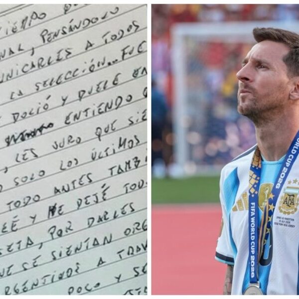 Homenaje oficial de la AFA a Lionel Messi en todas las canchas del país