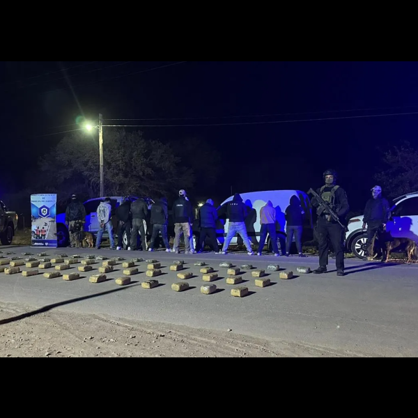 Desarticulan una red narco y secuestran 58 kilos de marihuana en el departamento Copo