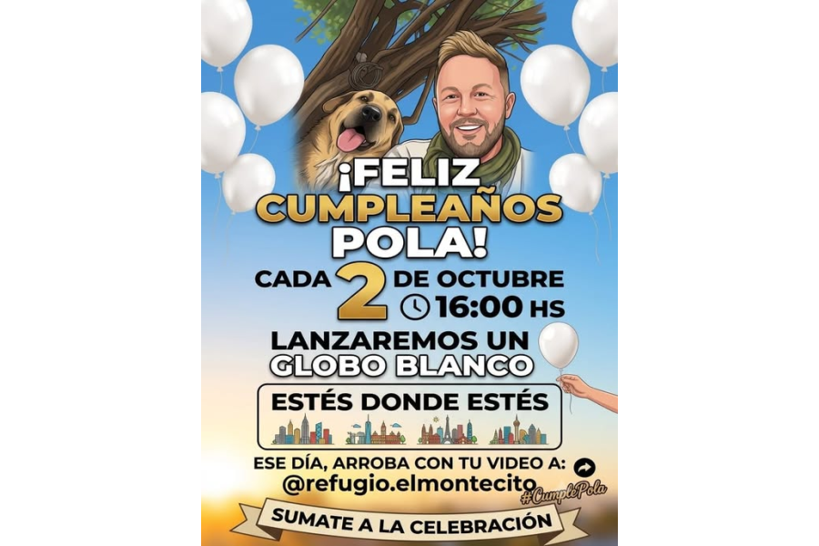 Impulsan un homenaje a la memoria del «Polaco» Riemersma con el lanzamiento anual de un globo blanco el 2 de octubre Impulsan un homenaje a la memoria del «Polaco» Riemersma con el lanzamiento anual de un globo blanco el 2 de octubre