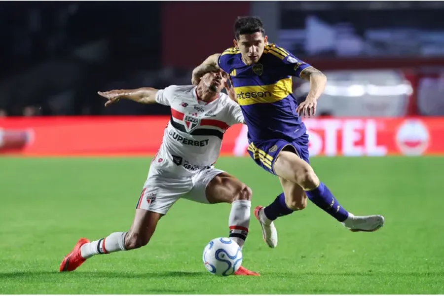 Boca Juniors igualó 1-1 frente a São Paulo y avanzó a las semifinales de la Copa Sudamericana