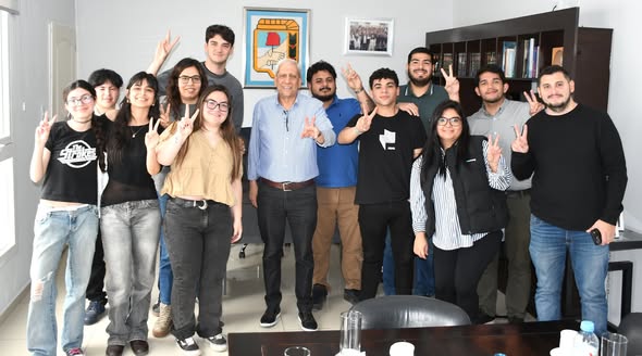 José Emilio Neder mantuvo un encuentro con referentes del Frente Universitario Peronista