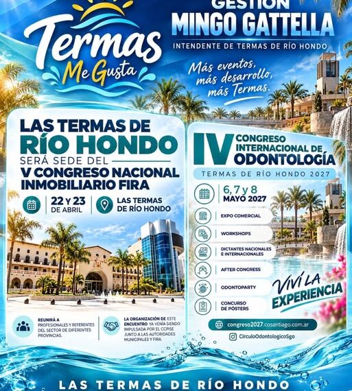 Las Termas de Río Hondo impulsa el turismo de reuniones para dinamizar la economía local en 2027