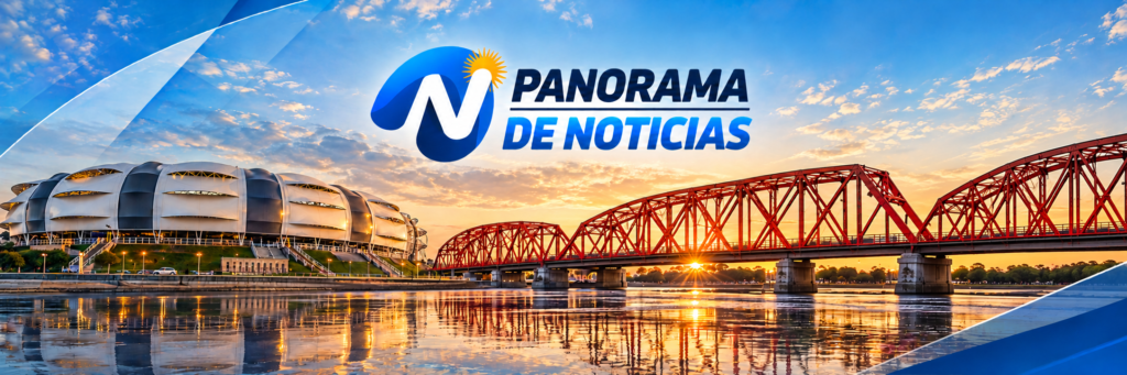 Panorama de Noticias, sobre una composición visual de Santiago del Estero.