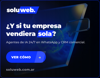 Soluweb: agentes de IA para WhatsApp y CRM comercial.
