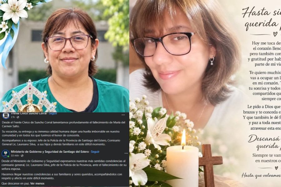 Pesar institucional por el fallecimiento de la esposa del jefe de la Policía de la Provincia Pesar institucional por el fallecimiento de la esposa del jefe de la Policía de la Provincia