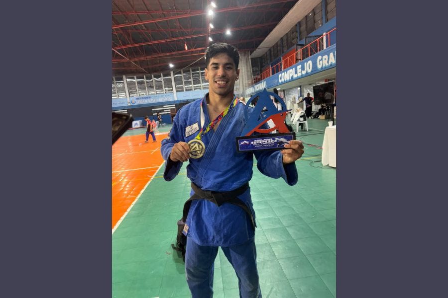 Emanuel Peralta marcó un récord en el judo santiagueño y apunta a la clasificación para Los Ángeles 2028