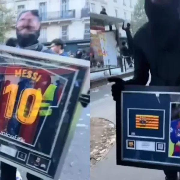 Robaron una camiseta y una cinta de capitán firmadas por Lionel Messi durante saqueos en París