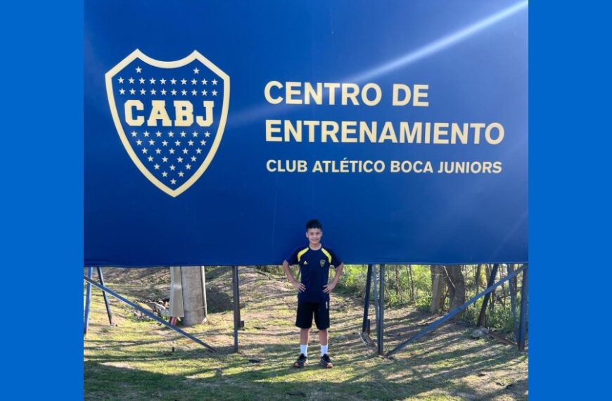 Boca Juniors convocó a un arquero termense de 11 años para entrenar una semana en Buenos Aires