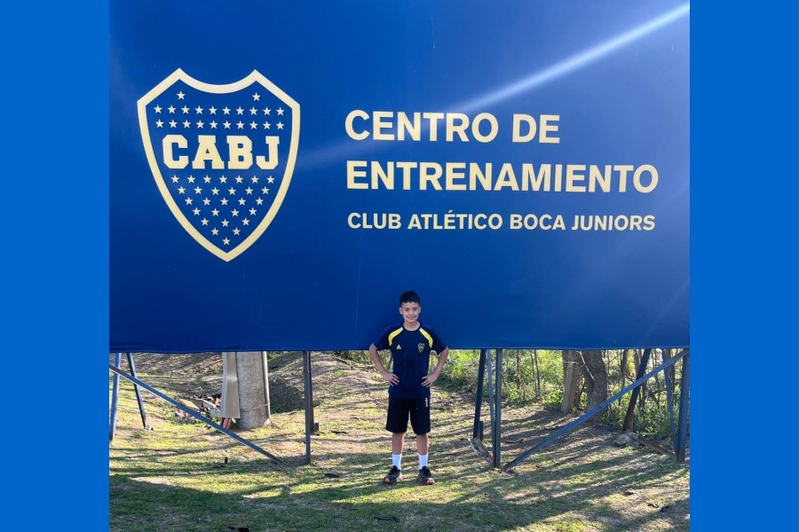 Boca Juniors convocó a un arquero termense de 11 años para entrenar una semana en Buenos Aires